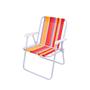 Imagem de Cadeira Aço Alta Dobrável 90kg Color - Mor