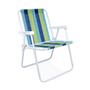 Imagem de Cadeira Aço Alta Dobrável 90kg Color - Mor