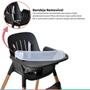 Imagem de Cadeira Alimentação Infantil de Refeição Para Bebê Até 15 kg Poke Night Sky Burigotto + Babador