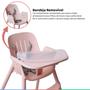 Imagem de Cadeira Alimentação Infantil de Refeição Para Bebê De 6 Meses Até 15 kg Poke Burigotto + Babador