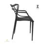 Imagem de Cadeira Allegra Preta Top Chairs - kit com 10