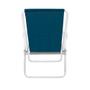 Imagem de Cadeira Alta Conforto Total Alumínio Sannet Anis  Azul Marinho 002183