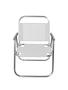 Imagem de Cadeira alta reforçada de praia 150kg branco - modelo novo
