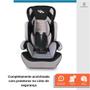 Imagem de Cadeira Automovel Carro Bebe Tx Assento Booster Elevação Infantil 2 Alturas Protetor Apoio de Cabeça 9 A 36kg Star Baby Cinza