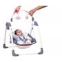 Imagem de    Cadeira Balanço Automatica Rosa Criança Bebê Infantil Kit Higiene Lenço Umidecidos