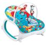 Imagem de Cadeira Balanço Color Baby Musical Azul +Chocalho Para Bebês