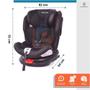 Imagem de Cadeira Bebê Auto 0 a 36kg Isofix rotação 360º Baby Style