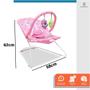 Imagem de Cadeira Cadeirinha de Bebê Descanso Infantil Musical Móbile com Brinquedo Lion 11kg