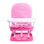 Imagem de Cadeira Cadeirinha de Refeição Alimentação Introdução Alimentar Infantil Bebê Portátil Pop Rosa Cosco 