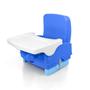 Imagem de Cadeira Cadeirinha de Refeição Alimentação Introdução Alimentar Infantil Bebê Portátil Smart Azul Cosco
