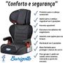 Imagem de Cadeira Cadeirinha Infantil Preta Para Carro Burigotto