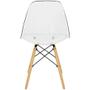 Imagem de Cadeira Charles Eames Cristal Eiffel Wood Designer
