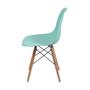 Imagem de Cadeira Charles Eames Dkr Cozinha Jantar 46X80X42Cm Azul Tif