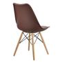 Imagem de Cadeira Charles Eames Dsw Soft Wood Eiffel Estofada