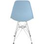 Imagem de Cadeira Charles Eames Eiffel Base Metal Cromado ul Clara