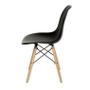 Imagem de Cadeira Charles Eames Eiffel DSW Wood - Design - Preta