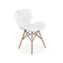 Imagem de Cadeira Charles Eames Eiffel Slim Wood Estofada