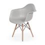 Imagem de Cadeira Charles Eames Eiffel Wood Daw Com Braços Design