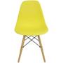 Imagem de Cadeira Charles Eames Eiffel Wood Design Amarelo Amarela