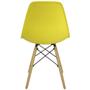Imagem de Cadeira Charles Eames Eiffel Wood Design Amarelo Amarela