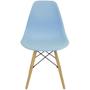 Imagem de Cadeira Charles Eames Eiffel Wood Design Azul Claro