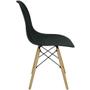 Imagem de Cadeira Charles Eames Eiffel Wood Design Preto Preta