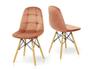 Imagem de Cadeira Charles Eames Velvet Estofada Veludo Colorida