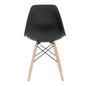 Imagem de Cadeira Charles Eames Wood Design Eiffel Colorida Preto