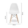 Imagem de Cadeira Charles Eames Wood Design Eiffel De Jantar Cores