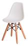 Imagem de Cadeira Charles Eiffel Eames Kids Infantil Base  Branca Rosa Azul Várias Cores