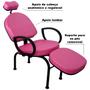 Imagem de Cadeira Conforty + Mocho Maquiagem Cílios Sobrancelha Pink