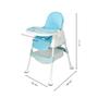 Imagem de Cadeira de Alimentação Alta Infantil 6M-24KGS Azul Multmaxx Baby - Multmaxx
