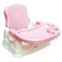 Imagem de Cadeira de Alimentação Bebê Portátil Cadeirinha Assento Refeição Booster Menina Rosa Brinqway Bw-096