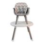 Imagem de Cadeira de alimentação bebe sydney cinza zig zag - premium baby