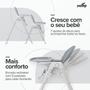 Imagem de Cadeira De Alimentaçao Infantil Portatil Inclinavel e com Multi Ajuste de Altura 3 Em 1 Pipdip