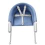 Imagem de Cadeira de Alimentação para Bebe Portátil Encaixe em Mesa Azul 6 meses 15 Kgs Baby Click N' Clip Multikids Baby - BB377