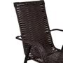 Imagem de Cadeira de Área Externa Bela de Aço Carbono e Fibra Sintética