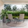 Imagem de Cadeira De Balanço Jardim Premium 90x61cm Aço Até 160kg