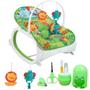 Imagem de Cadeira de Balanço P/ Bebê Safari Verde e Estojo de Manicure