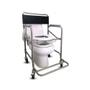 Imagem de Cadeira de Banho Higiênica Dobrável em Aço até 120kg D40 Dellamed