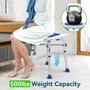 Imagem de Cadeira de Banho Loyoda Heavy Duty - 227kg - Assento Acolchoado