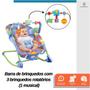 Imagem de Cadeira de Bebê Descanso Infantil Repouseira Função Musical Vibratória Balanço e Deitado Amigos do Bosque