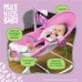 Imagem de Cadeira de Descanso e Balanço para Bebês - Até 18 kg - Seasons - Rosa - Multikids Baby