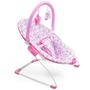Imagem de Cadeira de Descanso Para bebê Nap Time 0-11kgs Rosa Cinto de 3 pontos Com Acessórios Interativos Multikids Baby BB291