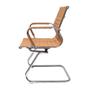 Imagem de Cadeira De Escritório Intelocutor Stripes Fixa Charles Eames Eiffel Elegante E Confortável Preta