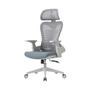 Imagem de Cadeira de Escritório Presidente Bio Ergonômica com Suporte Lombar e Cabeça, Ajustável Sistema Relax Suporta 150kg para Escritório Home Office