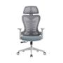 Imagem de Cadeira de Escritório Presidente Bio Ergonômica com Suporte Lombar e Cabeça, Ajustável Sistema Relax Suporta 150kg para Escritório Home Office