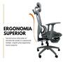 Cadeira De Escritório Presidente Executiva Oficial Titan Cinza - Oficial Webshop Imagem de Cadeira De Escritório Presidente Executiva Oficial Titan Cinza