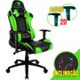 Imagem de Cadeira de Escritório ThunderX3 Tgc12 gamer Ergonômica Verde com Estofado de material sintético Apoios de braços confortável