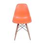 Imagem de Cadeira De Jantar Design Eiffel Charles Eames Dkr Laranja